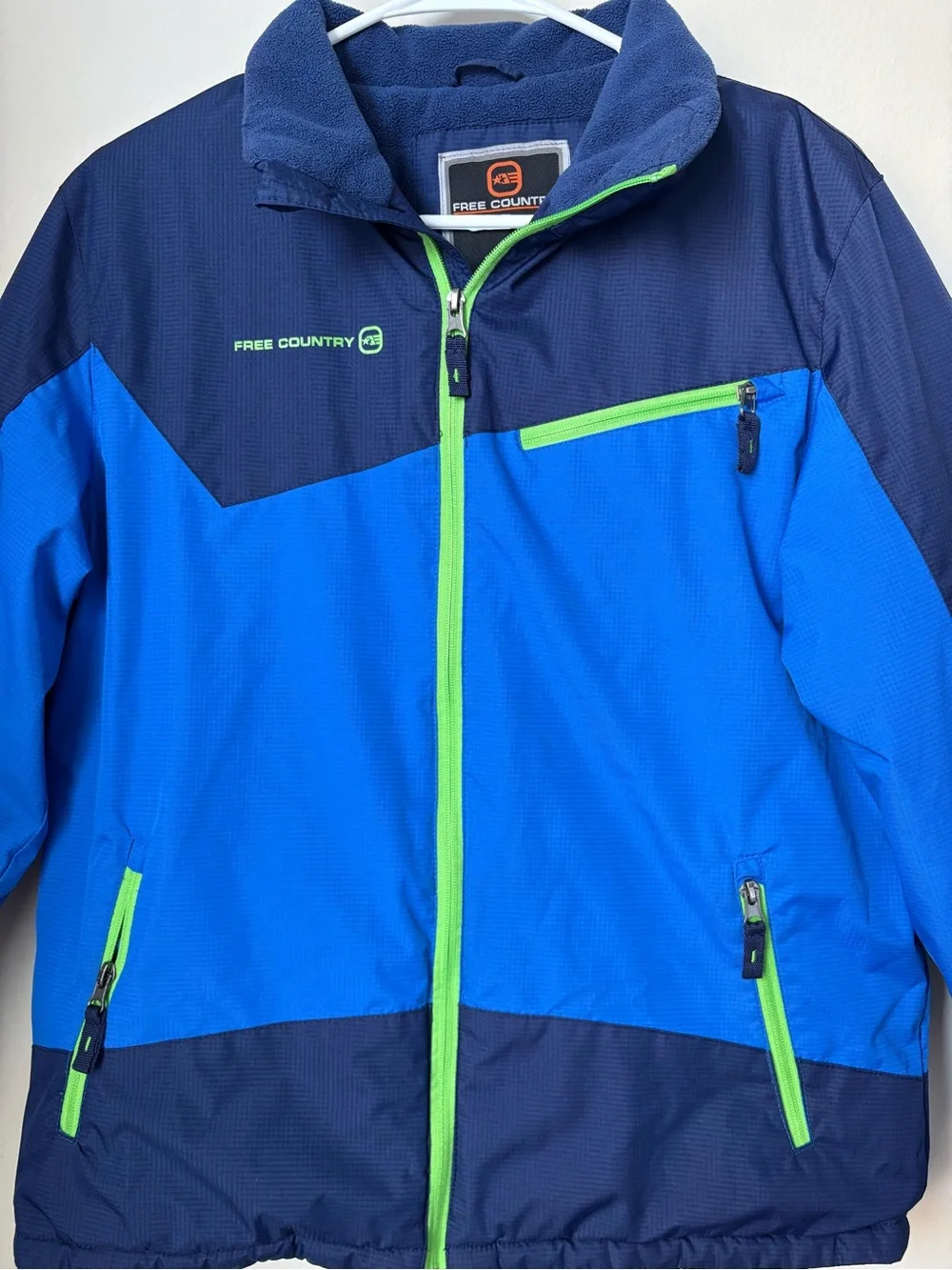 Free Country FCXtreme Boys Youth L 14/16 Winter Jacket Fleece Lined